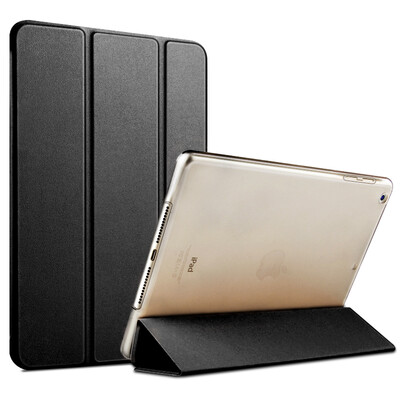 

Lonkey Apple новый iPad защитный чехол 2017 новый iPad7 защитный корпус падение три раза стент 9,7 дюймовый кожаный классический серии (черный)