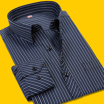 

Paul promend (paul promend) middle-aged men's long-sleeved shirt free hot business casual striped shirt 2105 black and white stripes 41