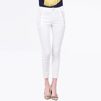 

TMi Mystery Women's Summer Slim Брюки Брюки Брюки 162035 White M