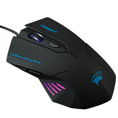 

MyMei Cool Pro 6D Game Mouse 6 Button Optical Light USB Competitive PC Computer Laptop