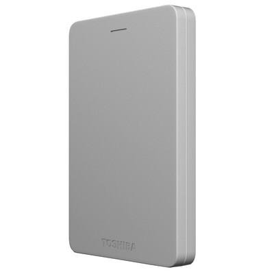 

Toshiba TOSHIBA Series Alumy 1TB 25-inch USB30 mobile hard disk is distinguished by silvery