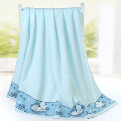

Baby kiss baby bath towel newborn baby towel cover blanket 2015 blue 100CM * 100CM