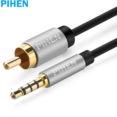 

(PIHEN) PH-YPX052 ТВ-коаксиальный аудиокабель 3,5-звуковой кабель RCA 3,5-миллиметровый поворот Lotus head SPDIF цифровой кабель усилителя громкоговорителя 1 метр