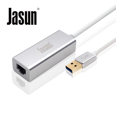 

JAVA (JASUN) USB transfer port free drive USB3.0 switch rj45 Gigabit Ethernet aluminum support Apple Mac Pro notebook tablet desktop HD interface line JS-056