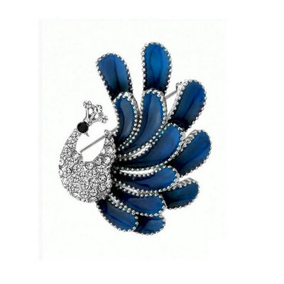 

Yoursfs@ Fashion Women Jewelry Elegant Crystal Rhinestone Peacock Brooch Pin Cute Animal Brooches Scarf Buckle Wedding