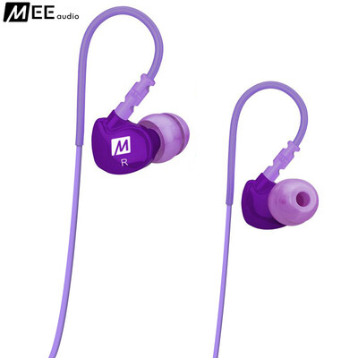 

MEELECTRONICS M6 Sports Headphones In-Ear Stereo Phone Music Headphones Purple