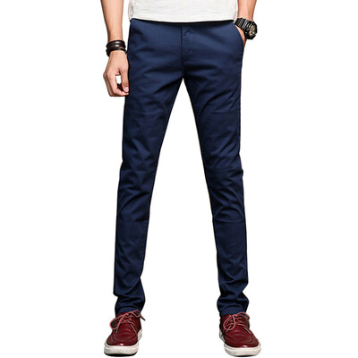 

GLO-STORY Casual Pants Men's City Fashion Casual Pants Slim Pants Male LXK71101 Black 31