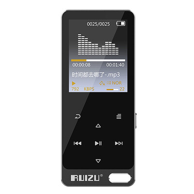 

Руи Group (RUIZU) X05S 8G черный металлический корпус с сенсорными кнопками ЧПУ положить MP3 / MP4