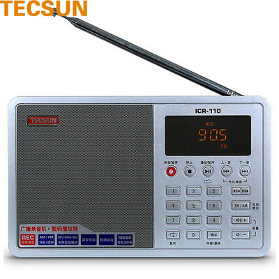 

Tecsun ICR-110 радио приёмник / регистратор (серебряный)