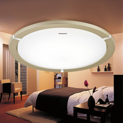 

Matsushita (Panasonic) LED потолочный настенный сегмент тонера спальне лампы освещения живой HHLA1796 шампанского золотой декоративной рамкой