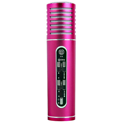 

Flying worms MC-092 mobile phone microphone universal K song phone microphone microphone microphone microphone YY singing microphone microphone live wheat set red
