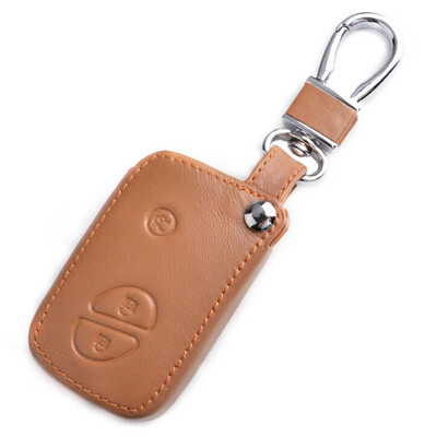 

Huabian BYD key package smart two-button brown BYD S7S6G3L3L6F0F3G3E6 leather key case