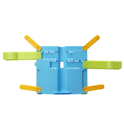 

Shaoxi culture children multi-function folding reading frame blue pupil reading books book holder textbook stent