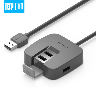 

USB Vendor USB Divider One Duo Четыре концентратора USB 2.0hub Конвертер для ноутбуков Многофункциональный удлинитель 0.15m Черный VAS-J51-B015