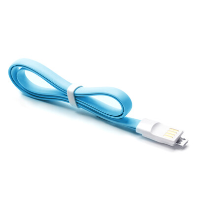 

Green rice (CHING MI) Colorful usb Andrews data cable phone charging line / ultra-thin copper 60cm gray