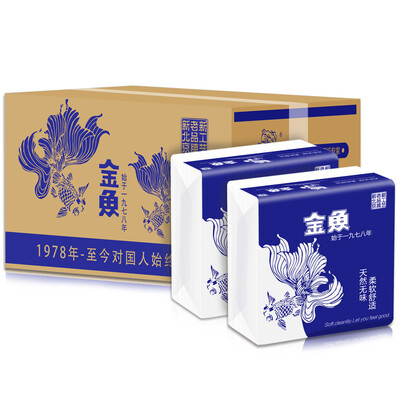 

Goldfish brand (GOLDFISH) napkin commercial extractive paper towel double napkin 150 pumping * 100 package (FCL sales)