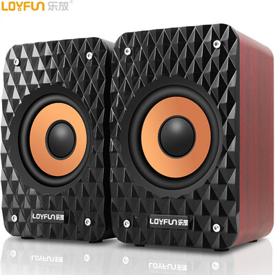 

Музыкальный релиз (LOYFUN) M32 мини-стерео ноутбук аудио компьютер настольный аудио сабвуфер (красное дерево)