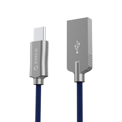 

ORICO HCU-10 TYPE-C data cable mobile phone charging cable USB data cable for millet 5S Huawei P910 glory V89 flat 1 m blue