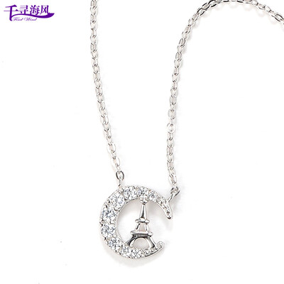 

Chihiro sea wind Findwind S925 silver shine female models necklace