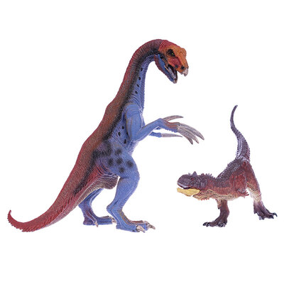

One box surprise coloring dinosaur animal plastic model creative christmas children puzzle science and education toys Jurassic encyclopedia birthday gift 10 inch painted cartoon tyrants Wang Long