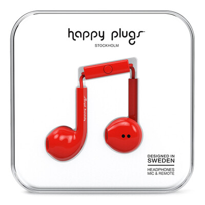

Happy Plugs Earbud Plus Earphones Ear Earphones Earphones Apple Earphones Apple Earphones Enhancements Scandinavian Design Sweden Light Tide Brand Red