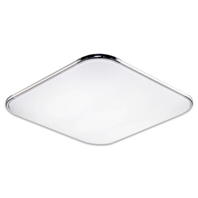 

HD LED Ceiling Lamp Bedroom Living Room Lighting Lighting Modern Simple Square Silver Series 24W White Light