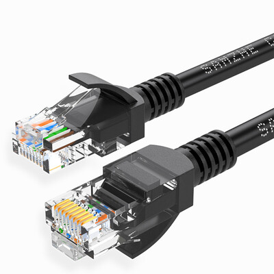 

Shanze (SAMZHE) инженерный класс 6 кабель CAT6 чистый медный гигабитный 8-жильный витая пара перемычки Категория 6 RJ45 кислородный медный сетевой кабель HBL-6020 черный 2 метра