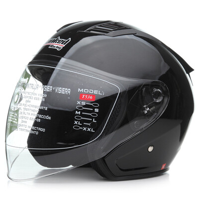 

Tanked Racing Motorcycle Helmet Electric Battery Helmet T536 All Season  Code Black