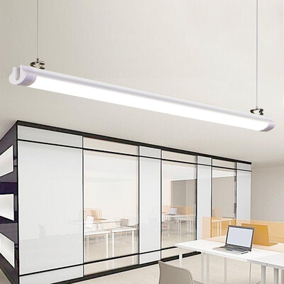

Jingdong supermarket] Po Li Huang LED office chandelier simple modern long fireproof anti-fog studio office office lighting 36w hanging line lamp ET612