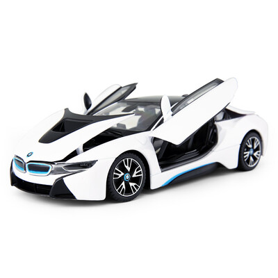 

Star (Rastar) сплав автомобиль BMW i8 может открыть три автомобиль BMW моделирования 1:24 56500 белого