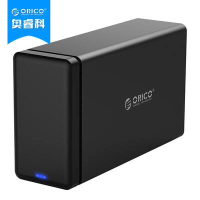 

ORICO NS200RU3 3,5-дюймовый USB3.0 дисковый массив с двумя дисками настольный жесткий диск шкаф RAID жесткий диск поддержка 10TB жесткий диск черный