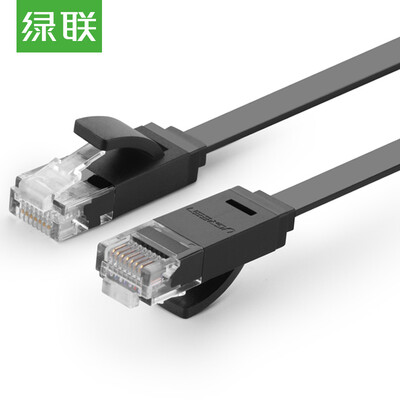 

Green Alliance UGREEN six types of Gigabit cable flat Cat6 computer broadband network jumper copper wire core 8 core twisted pair 6 home connection finished cable 5 meters 11238