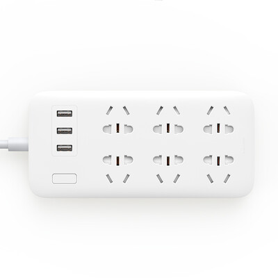 

MI Сетевой удлинитель трехконтактный с тремя usb выходами
