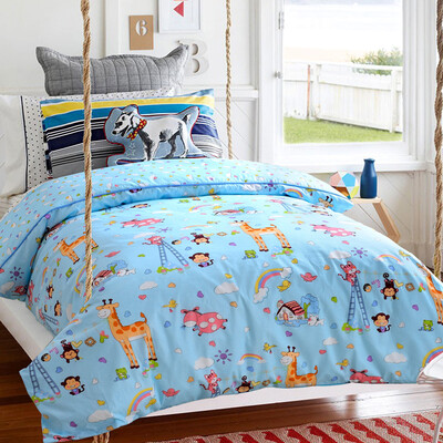 

Polar Cloud child cotton bed set duvet coverfitted sheetpillow case12m bed