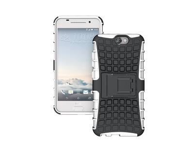 

Htc A9 CaseGangxun Heavy Duty Armor Dual Layer Rugged Hybrid Hard Shockproof Case with Kickstand for Htc A9 Cover white
