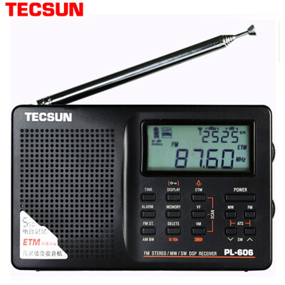 

Tecsun radio audio full range of English four or six exams college entrance examination portable stereo old man semiconductor black PL606