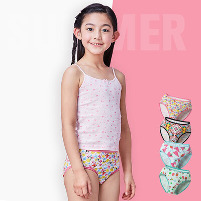 

Dizi DICI 4 children&39s clothes cotton underwear girls girls teenagers triangle angle shorts 4C008B0 four loaded 110