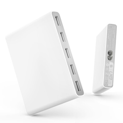 

Green (CHING MI) 5 USB Fast Charger / 65W QC2.0 millet ecological link / plug / plug / adapter