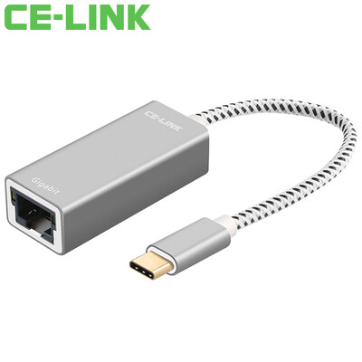 

CE-LINK 3327 Конвертер Type-C в Gigabit Ethernet Конвертер USB-C в RJ45 Новый интерфейс Apple Macbook Интерфейс USB-C Внешний сетевой порт Wi-Fi