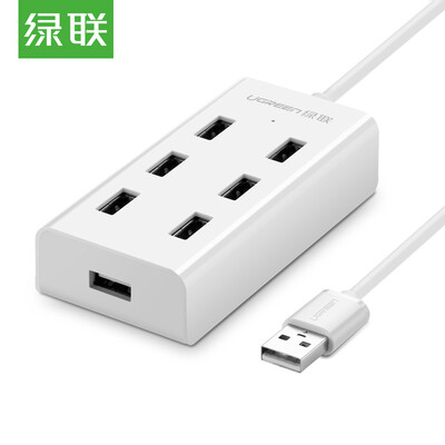 

Green Alliance UGREEN USB20 7-port HUB Splitter Laptop One-to-One Multi-Interface Hub Expansion Converter with Power Interface 15m White 30371