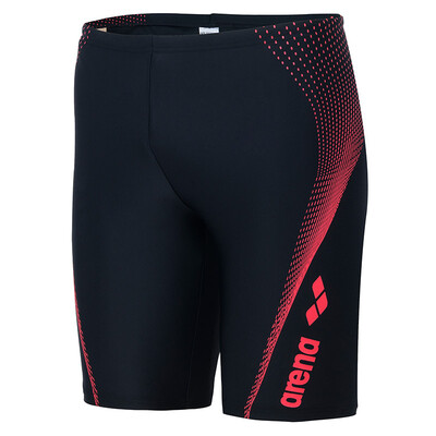 

Arina arena men's knee swim trunks quick dry not sticky five points anti-chlorine knees swimming pants elastic comfort FSS7253MF-BKRD-M