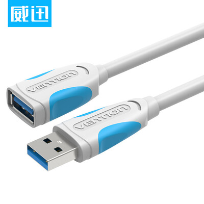 

Вэй Синь (ПроВеншин) расширение USB3.0 линии кабеля для передачи данных пара женщины USB3.0 PC USB / U диск 1 метр длиной клавиатура и мышь (белый) VAS-A52-W100