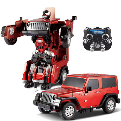 

Jiaqi (JIAQI) TT665 Wrangler автомобильный робот (красный) электрический интеллектуальный пульт дистанционного управления ключ деформации супермодель Бог автомобиль игрушка