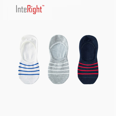 

INTERIGHT women wave point socks three pairs of three-color