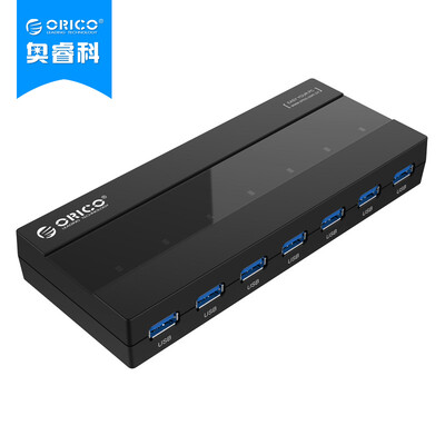 

Отдел Оррик (ORICO) LHA-У3 USB3.0 HUB перетащить четыре нити обмотки портативный концентратор хранения черного настольного расширения скорости ноутбук