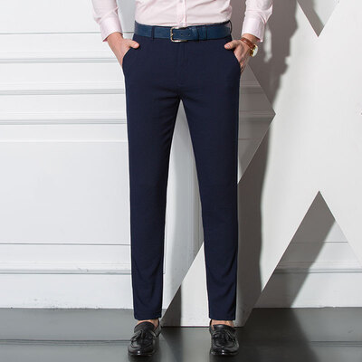 

Battlefield Jeep случайные брюки мужские бизнес случайный сплошной цвет простой и удобные стрейч брюки мужские темно-синие брюки 17042Z912 31