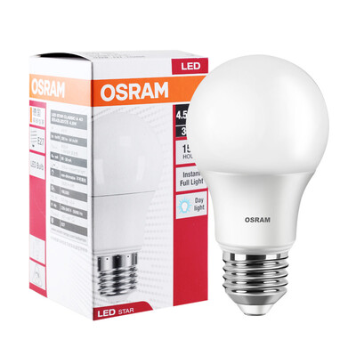 

OSRAM LED bulb 45W E27 big warm white yellow light