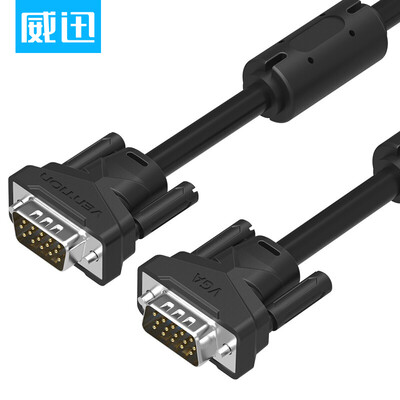 

WTP (VENTION) VGA видео кабель HD vga компьютерный кабель для телевизора 3 +6 чистый медный компьютерный монитор линия проектор линия черный 30 метров VAG-B04-B3000