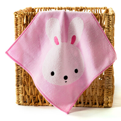 

Gold towel home textile cotton towel small towel baby handkerchief square towel soft absorbent cartoon cute red 31 31cm