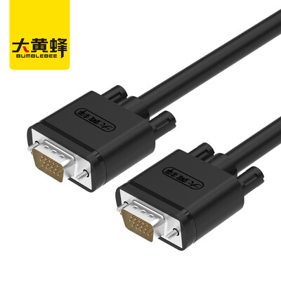 

Bumblebee (BUMBLEBEE) D-C505E HD 3 +6 VGA line computer monitor TV line to extend the data line 5 meters vga notebook with projector video line black